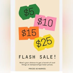 Quick Flash sales Don’t loss out